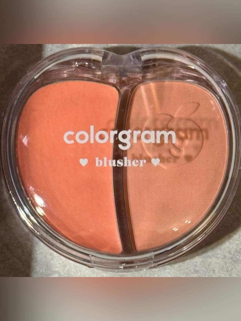 Colorgram Tintin Dory Soft Peach Duo Blusher Dual-Texture Cream and Powder NEW